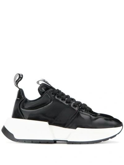 Mm6 Maison Margiela Low-top Trainers In Black