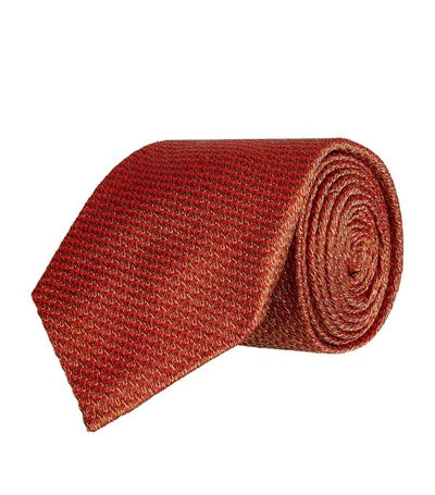 Purdey Tweed Print Silk Tie