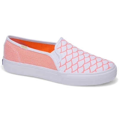 Keds X Alaina Marie Double Decker Mesh Waves In Coral