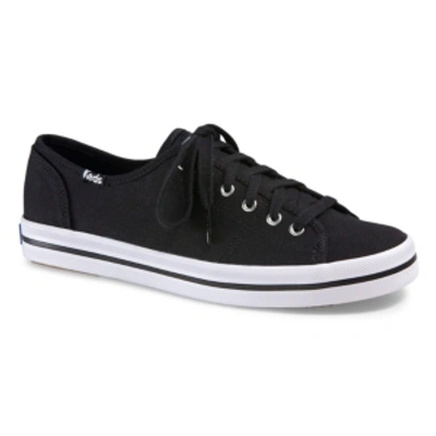 Keds Women's Kickstart Canvas Sneakers From Finish Line In Black