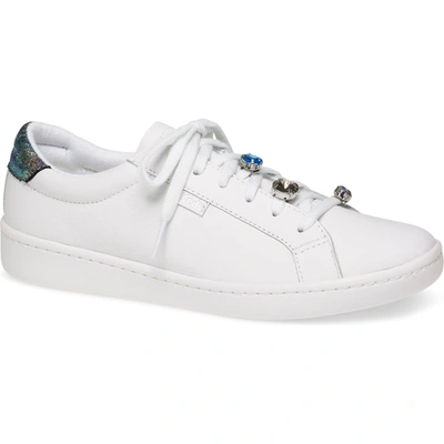 Keds Ace Leather Gem In White Multi