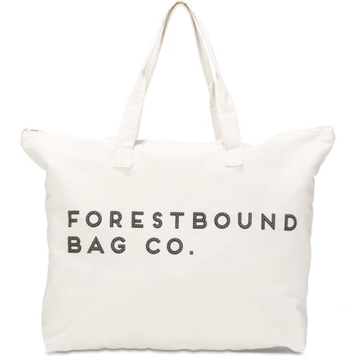 Keds Forestbound Canvas Tote Bag In Cream