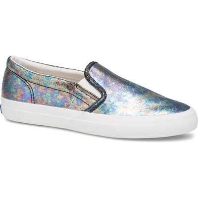 Keds Anchor Slip On Oil Slick Leather In Navy Multi ModeSens