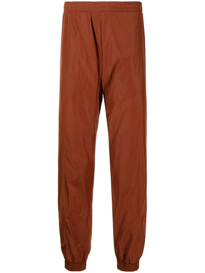 A-cold-wall* Overlock Logo-print Track Pants In Orange