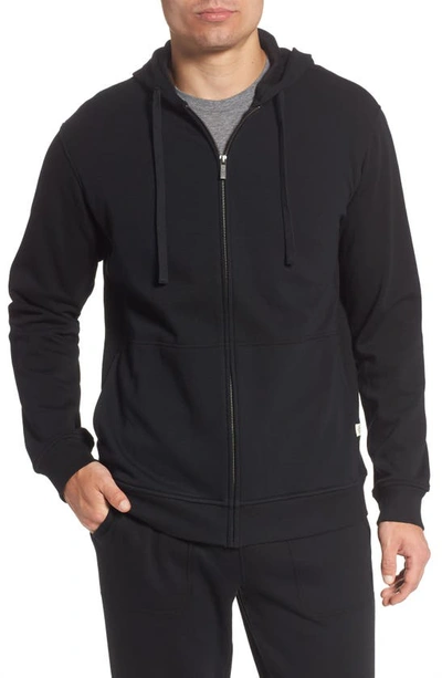 Ugg Men's Gordon Zip-front Sweatshirt In Black