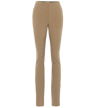The Row Corso Stretch Wool-blend Pants In Neutrals