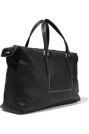 Rick Owens Day Textured-leather Tote In Black | ModeSens