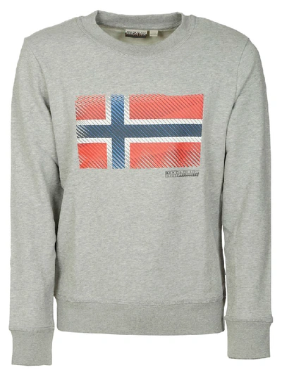 Napapijri Norway Flag Print Sweatshirt