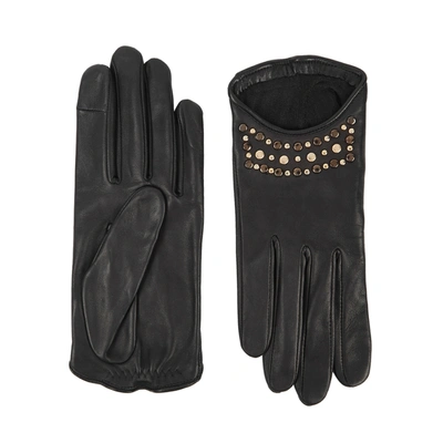 Agnelle Keren Studded Leather Gloves