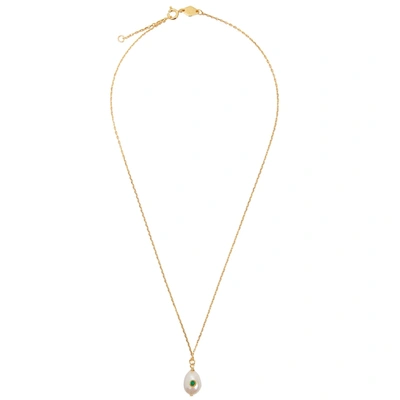 Anni Lu Baroque 18kt Gold-plated Necklace In Green