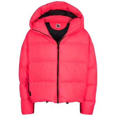 Bacon Cloud Neon Pink Quilted Shell Jacket In Bright Pink
