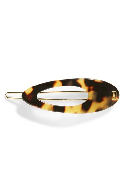 Alexandre De Paris Side Barrette In Tortoise