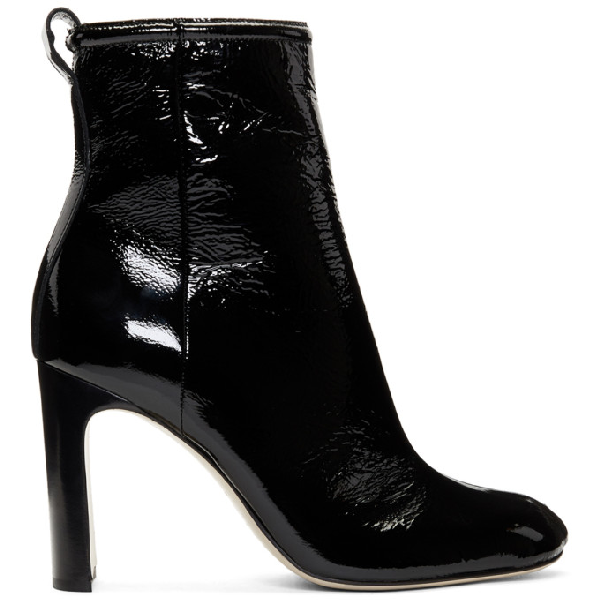 Rag & Bone Ellis Patent Leather Ankle Boots In Black | ModeSens
