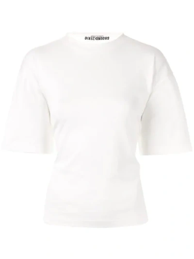 Ground Zero Dropped Shoulder T-shirt In White