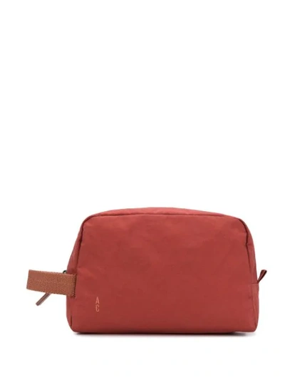 Ally Capellino Simon Wash Bag In Red