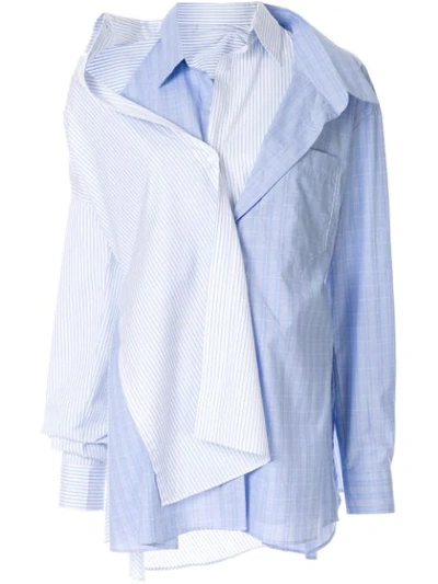 Ground Zero Hemd Mit Knöpfen In Blue