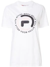 Fila Logo Boyfriend T-shirt In White