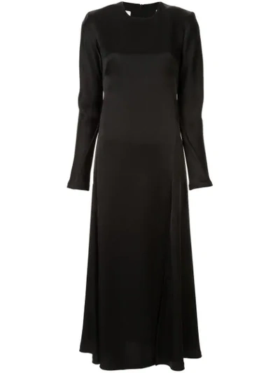 Camilla And Marc Antonelli Long Sleeve Dress In Black