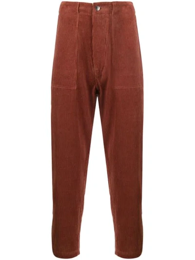 Société Anonyme Corduroy Trousers In Brown