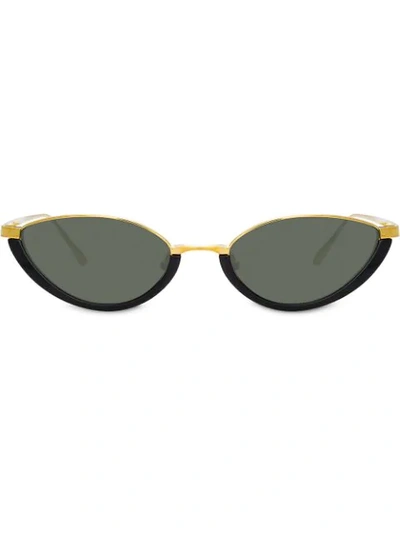 Linda Farrow Daisy C1 Cat-eye Sunglasses In Black