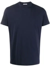 Low Brand Plain Basic T-shirt In Blue