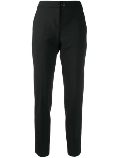 Fay Slim-fit Tailored Trousers In Black