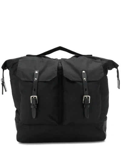 Ally Capellino Frank Waxy Backpack In Black