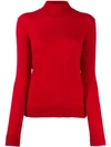 Theory Slim-fit Cashmere Jumper In Red