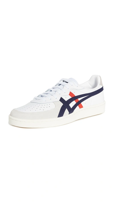 Onitsuka Tiger Gsm Sneakers In White & Peacoat