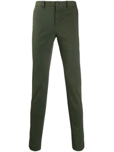 Incotex Straight-leg Chinos In Green