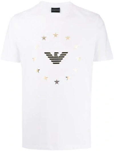 Emporio Armani Logo T-shirt In White