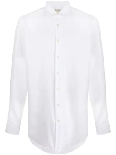 Etro Plain Tailored Shirt In White