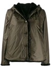 Aspesi Reversible Panzerotto Jacket In Green