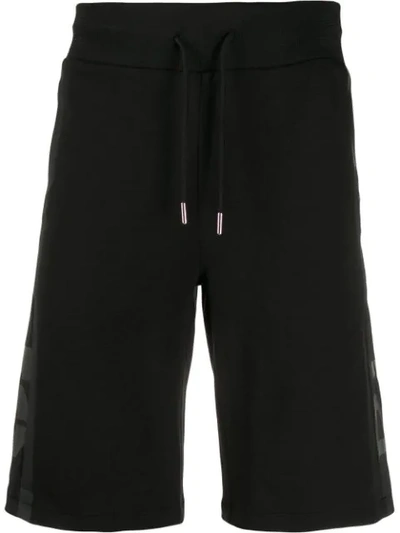 Plein Sport Side-logo Track Shorts In Black