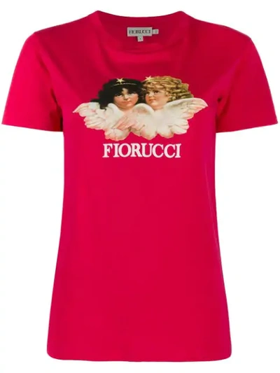 Fiorucci Vintage Angels T In Pink