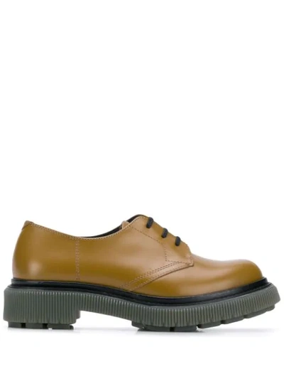Adieu Chunky Sole Oxford Shoes In Neutrals