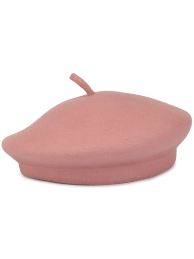 Eugenia Kim Dionne Beret in Rose color eugenia kim Dionne Leopard Felt Beret New Arrivals | Clothing main image 4