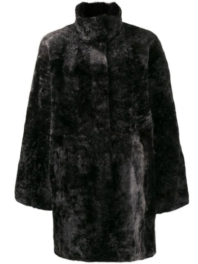 Drome Mid-length Coat In 800 Black