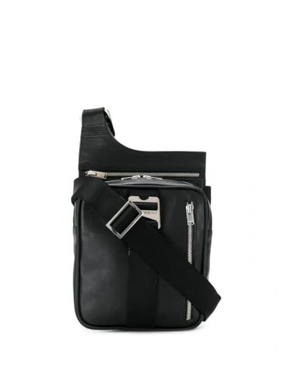 Misbhv Logo Plaque Messenger Bag In Black