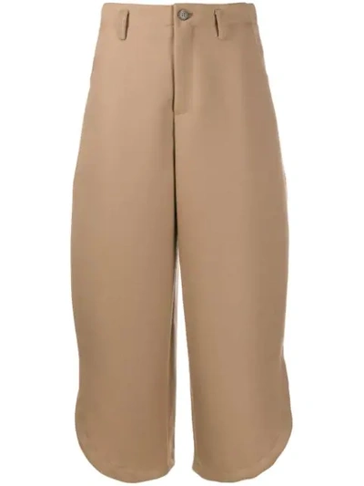 Société Anonyme Cropped Wide-leg Trousers In Neutrals