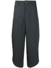 Société Anonyme Cropped Wide-leg Trousers In Grey