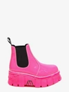 New Rock Ankle Boots In Pink