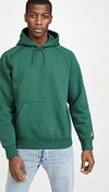 Carhartt Hooded Chase Jacket Sweatshirt In Green