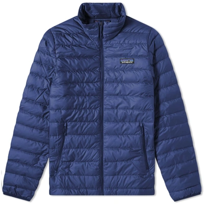 Patagonia Down Sweater Jacket In Blue