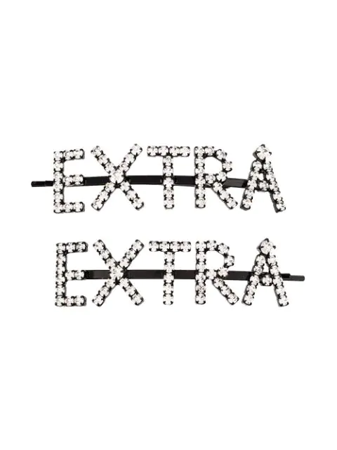Ashley Williams Extra Set Of 2 Hair Pins In Metallic Modesens