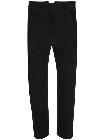 Haider Ackermann Combination Trousers In Black