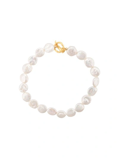 Lizzie Fortunato Goa Pearl Collar Necklace In White