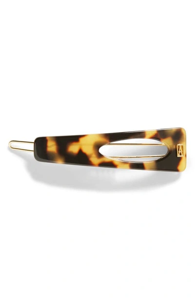 Alexandre De Paris Side Barrette In Tortoise