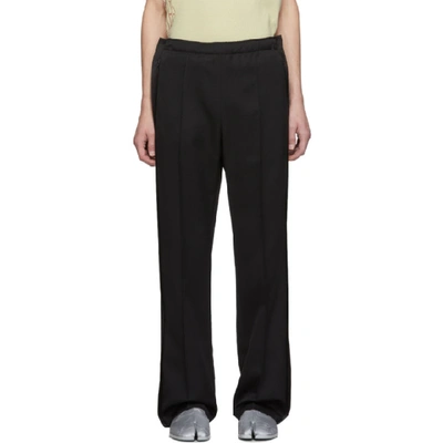Maison Margiela Black Relaxed Trousers In 900 Blk
