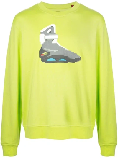 Mostly Heard Rarely Seen 8-bit Turbo Tech Sweatshirt In Green